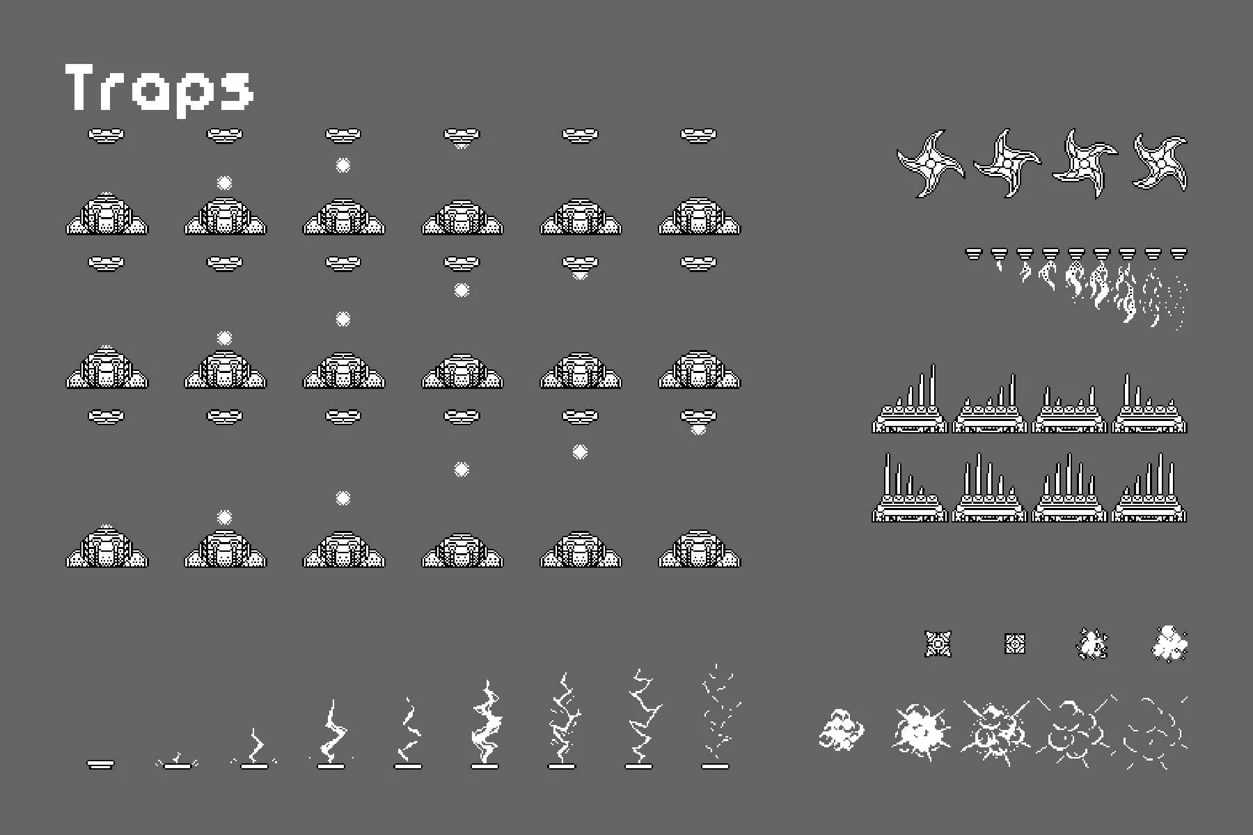 Sci-Fi Platformer 1-Bit Pixel Art Game Kit