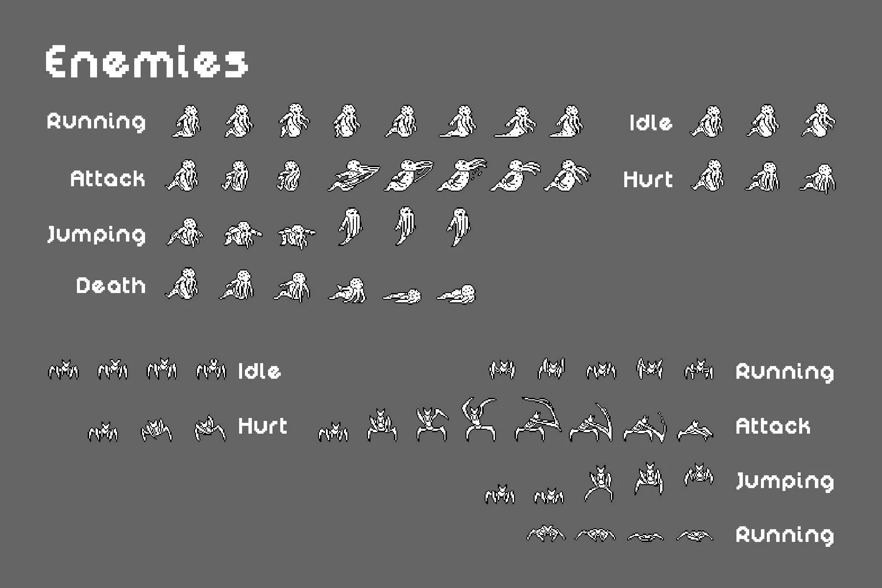 Sci-Fi Platformer 1-Bit Pixel Art Game Kit