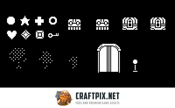 Sci-Fi Platformer 1-Bit Pixel Art Game Kit