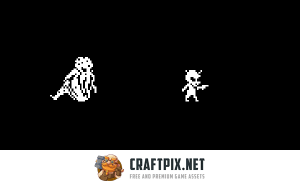 Sci-Fi Platformer 1-Bit Pixel Art Game Kit