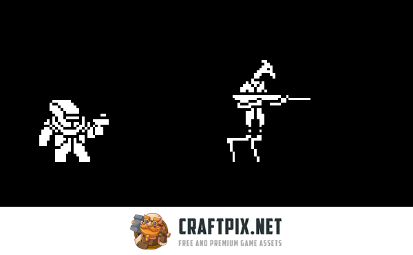 Sci-Fi Platformer 1-Bit Pixel Art Game Kit