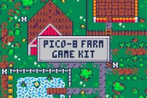 复古像素农场素材包：Pico-8风格游戏开发必备