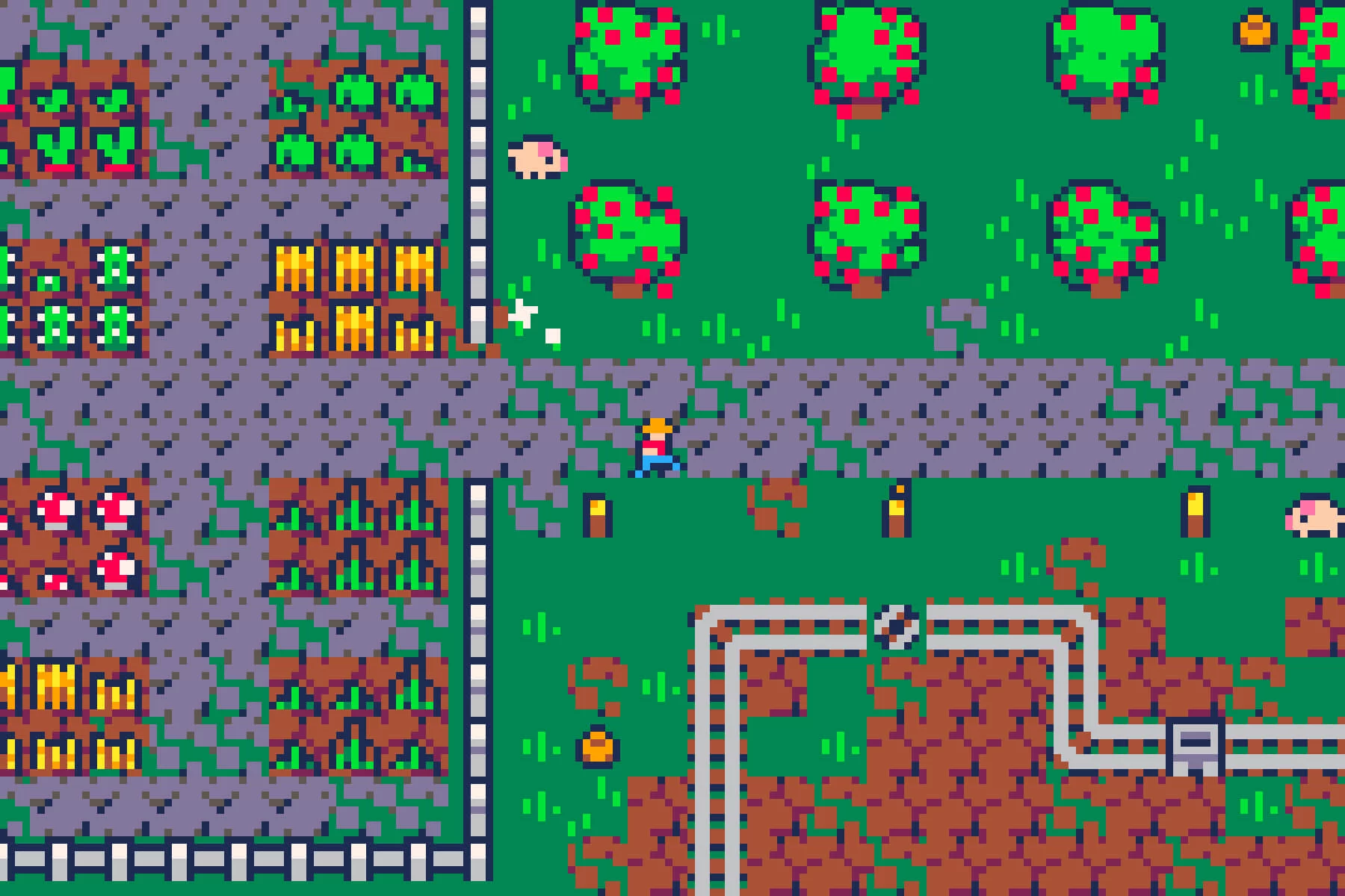 Retro Tiny Farm Kit Pixel Assets for Pico-8