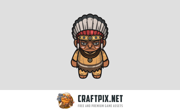 Tribal Warrior Boss Characters Asset Pack