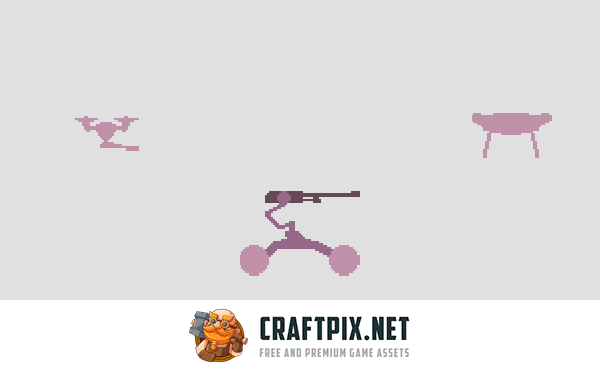 Prototype Drone Pixel Asset Pack