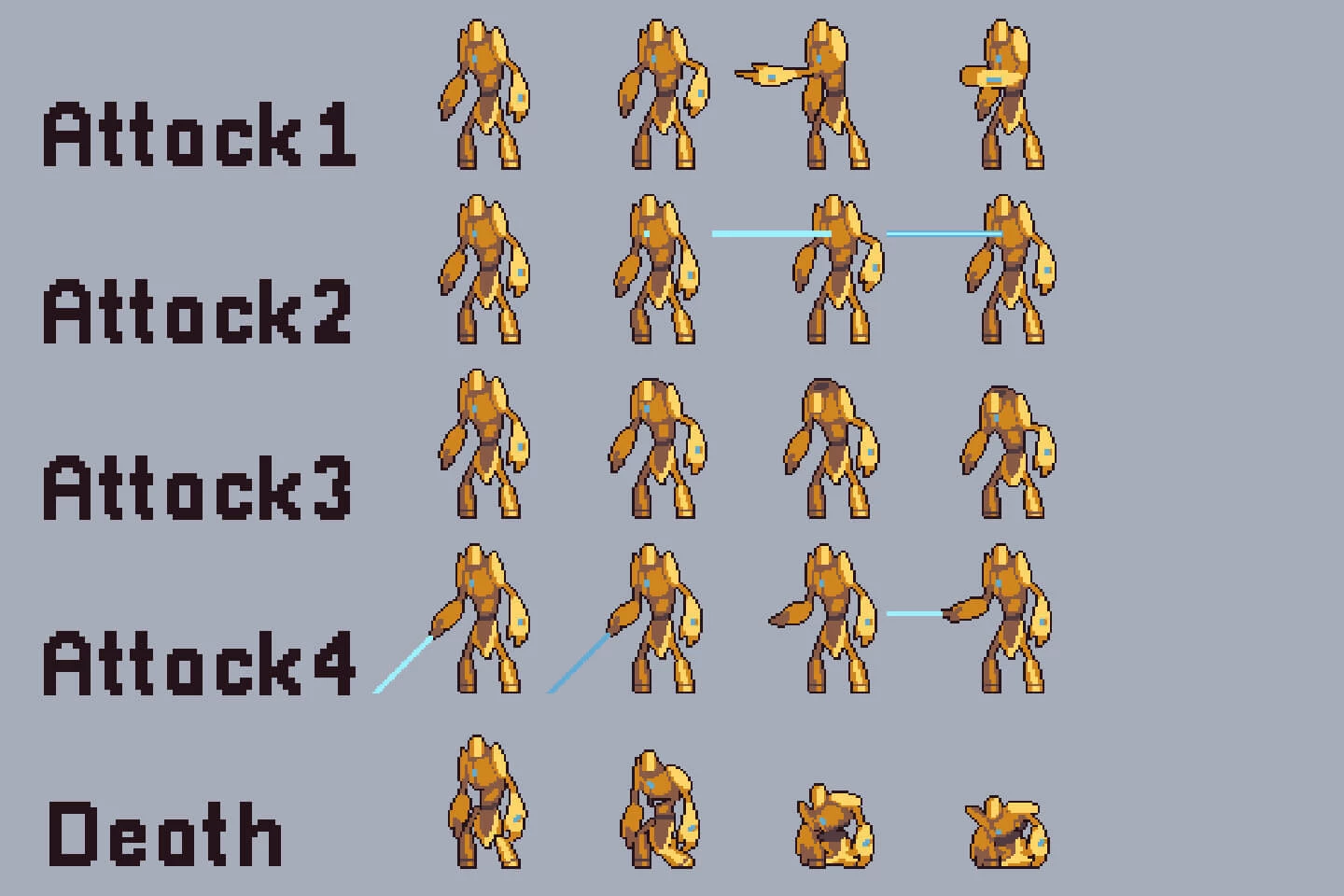 Desert Bosses Pixel Art Character Pack