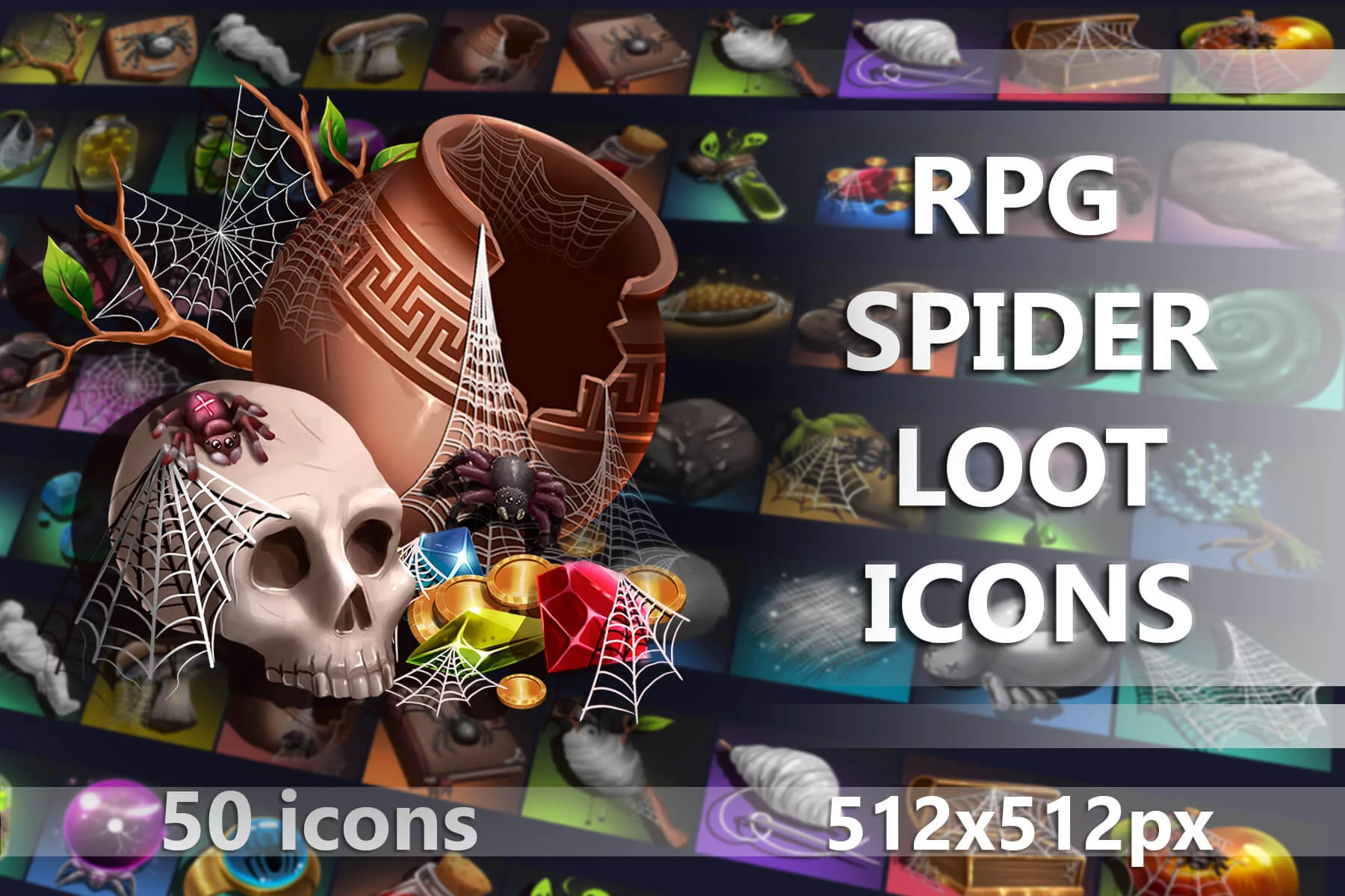 RPG Spider Loot Icons