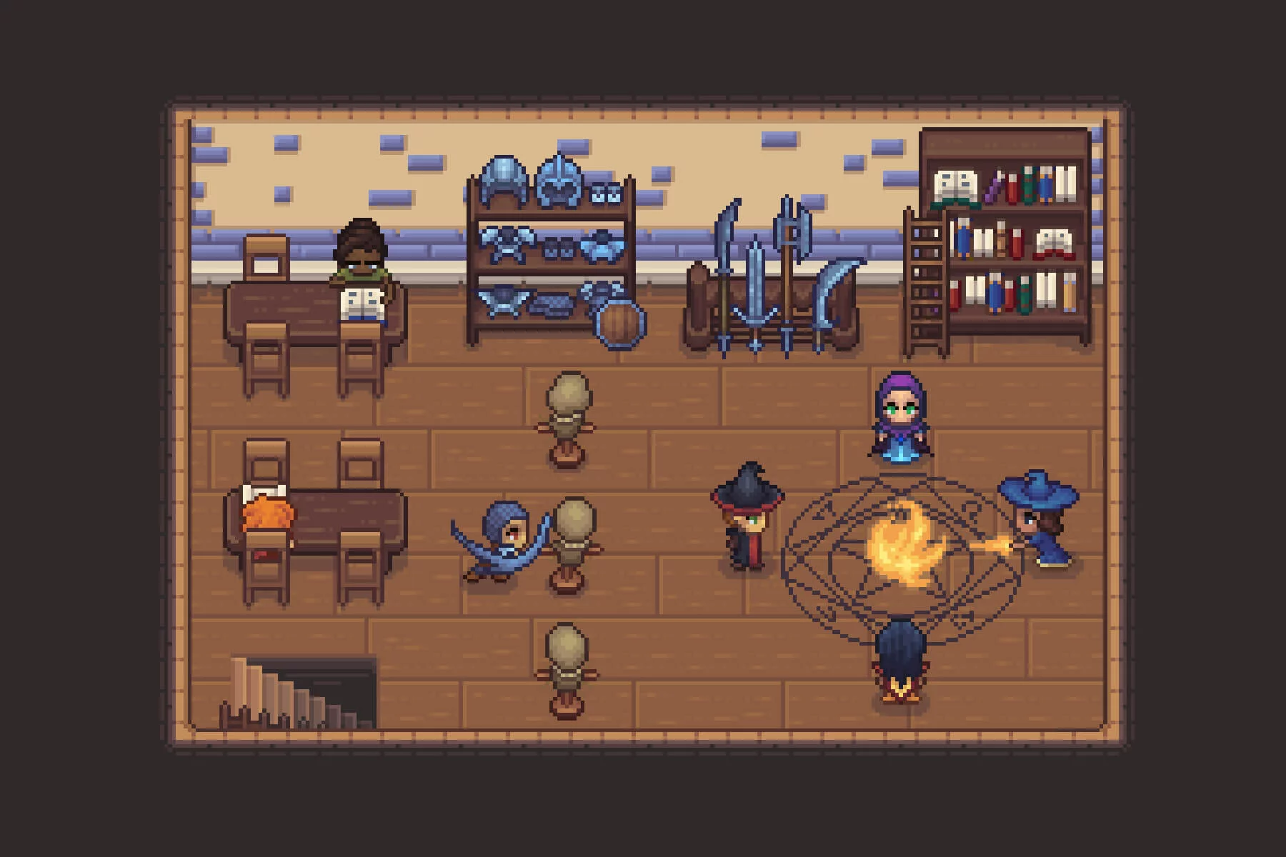 Top-Down Pixel Art Guild Hall Asset Pack