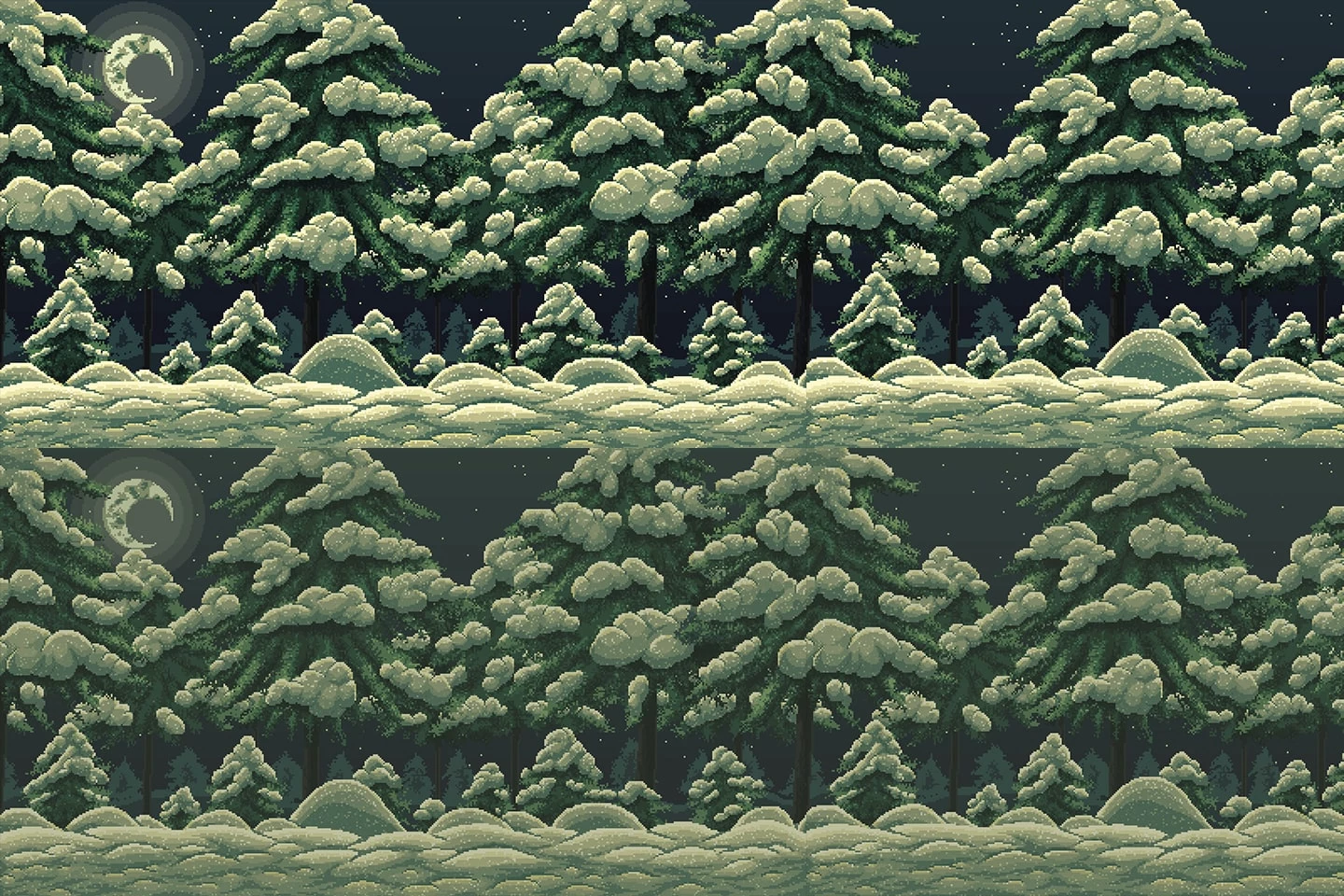 Pixel Art Forest 2D Backgrounds