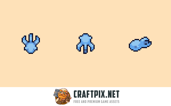 River Enemies Pixel Art for Tower Defense