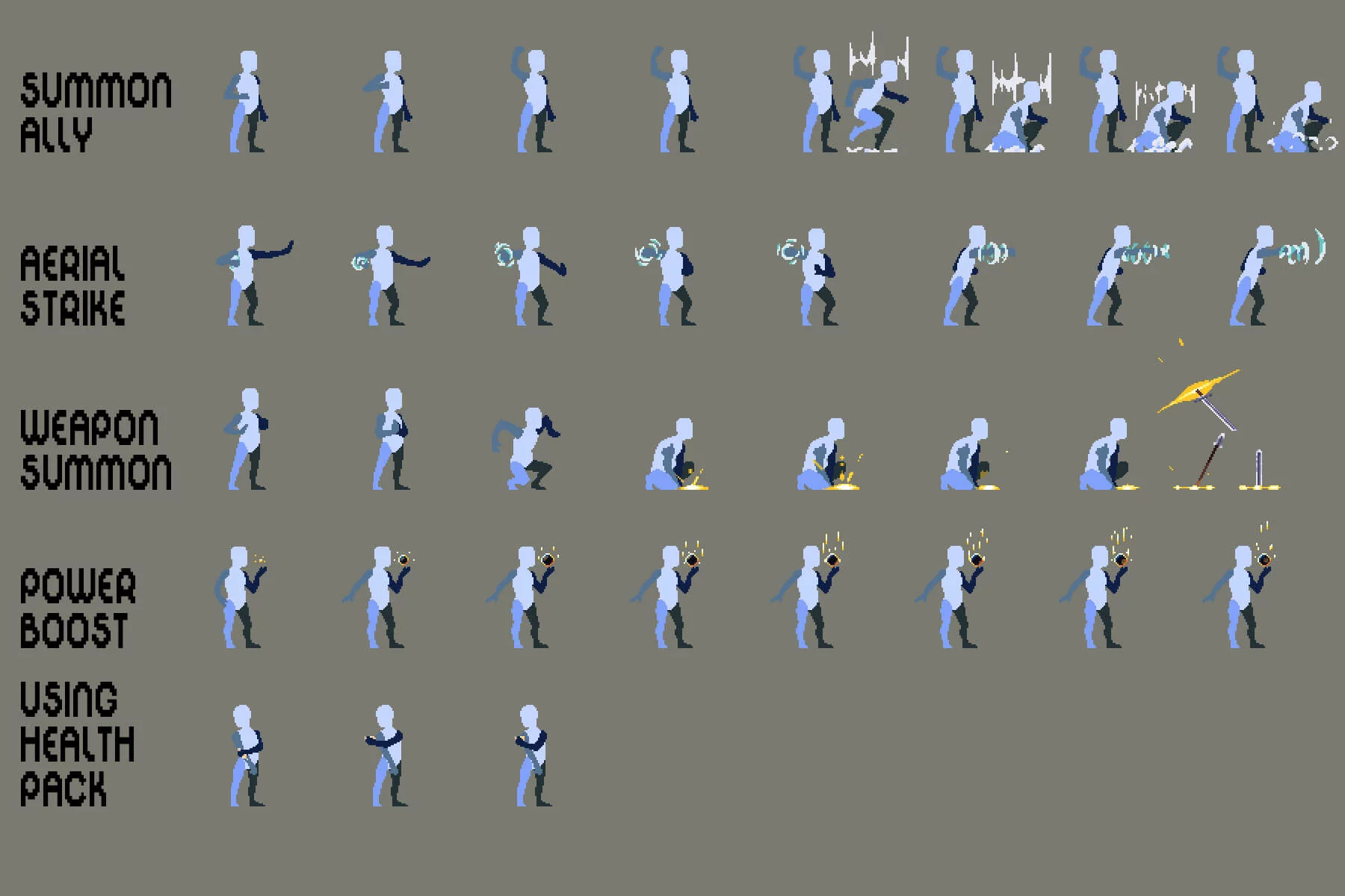 Prototype Pixel Hero Sprite Pack 3