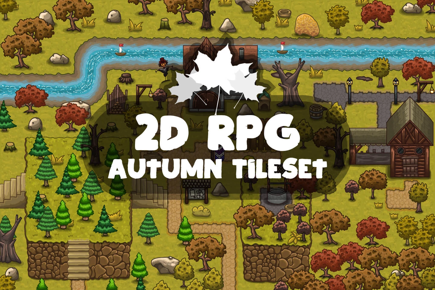 2D RPG Autumn Tileset