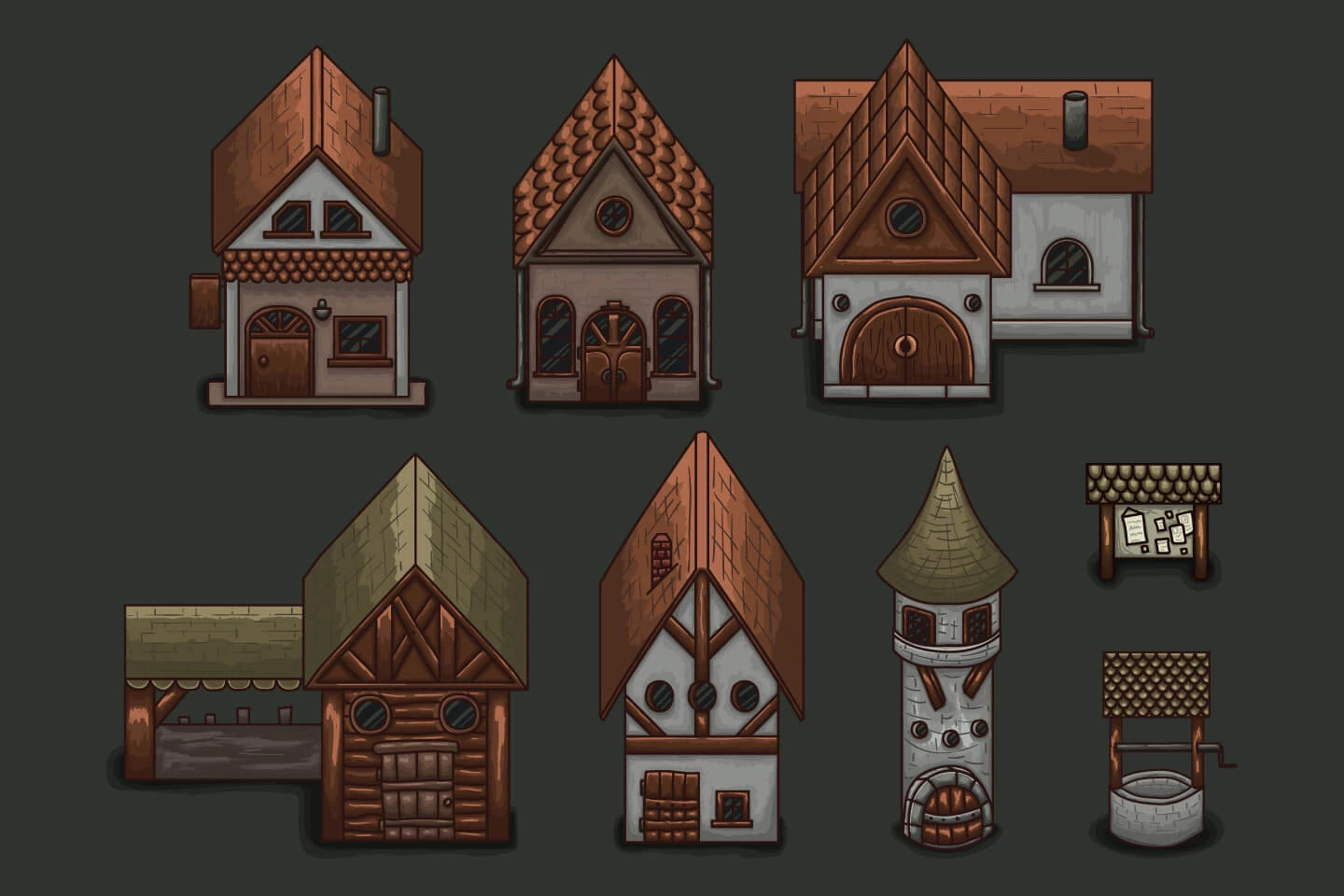 2D RPG Autumn Tileset
