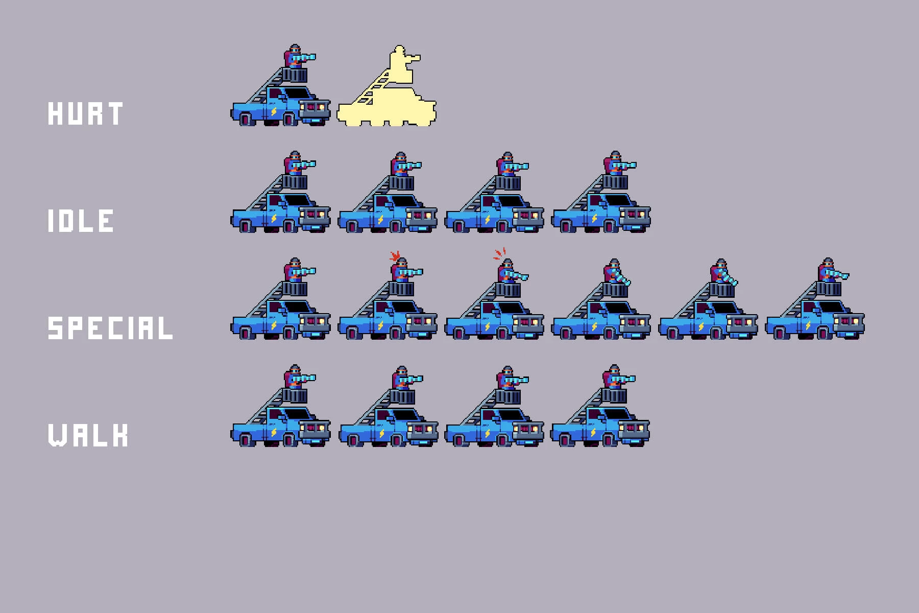 Sci-Fi Antagonists Pixel Character Pack