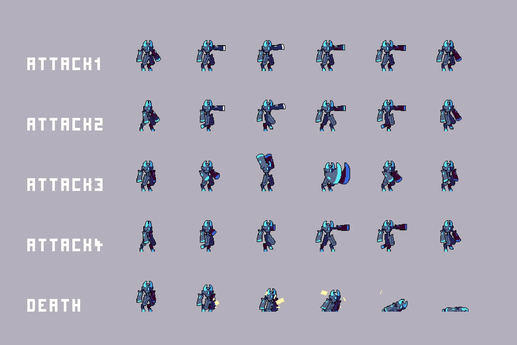 Sci-Fi Antagonists Pixel Character Pack