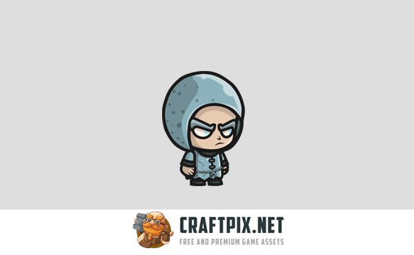 Magician Chibi 2D Game Sprites