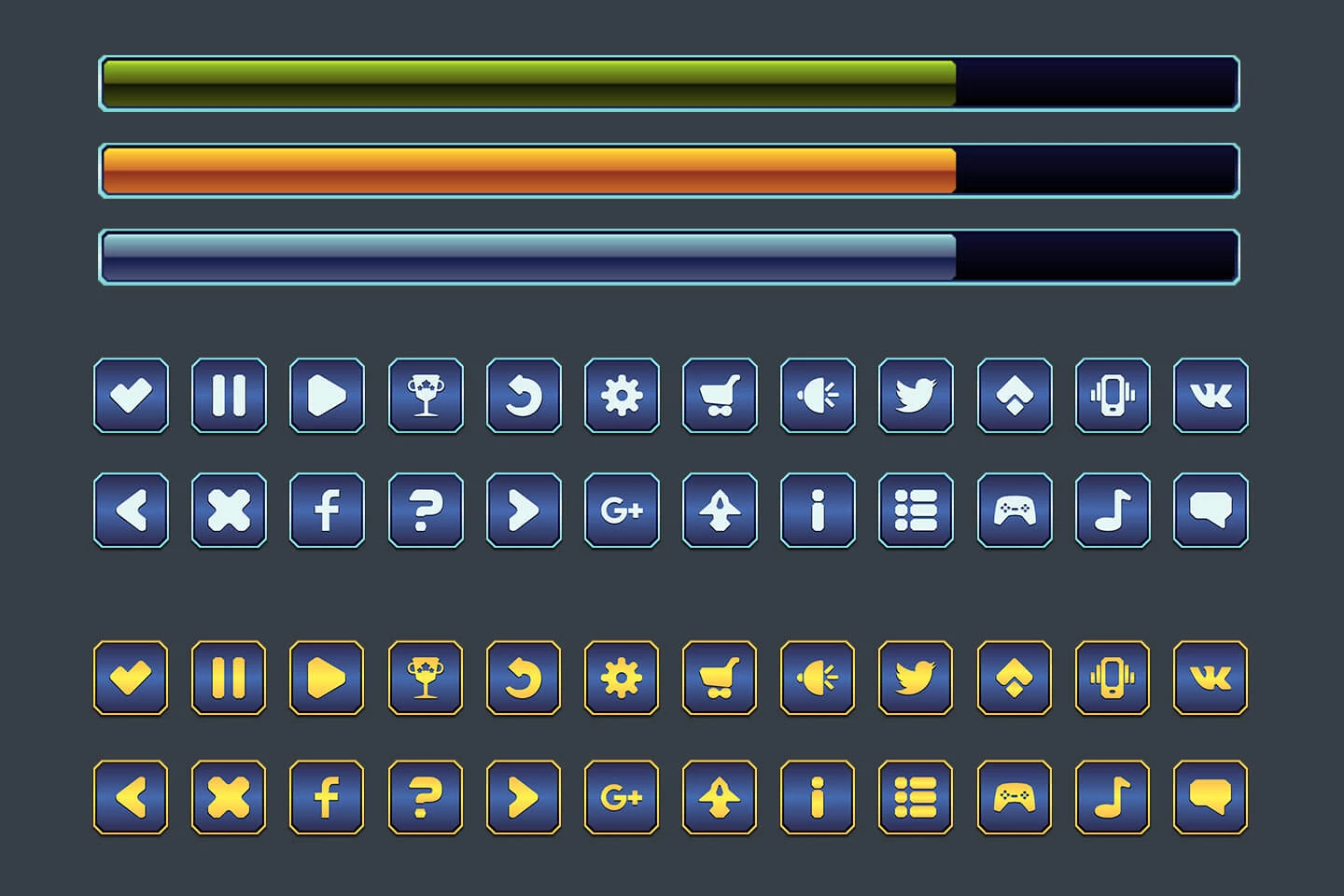 Space Shooter Game GUI