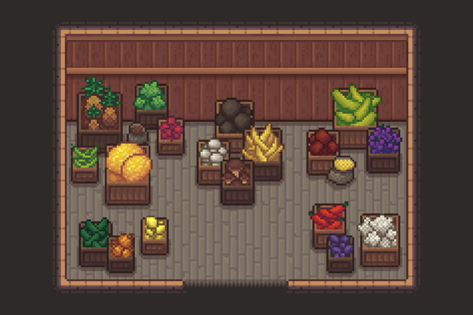 Pixel Art Plants for Farm