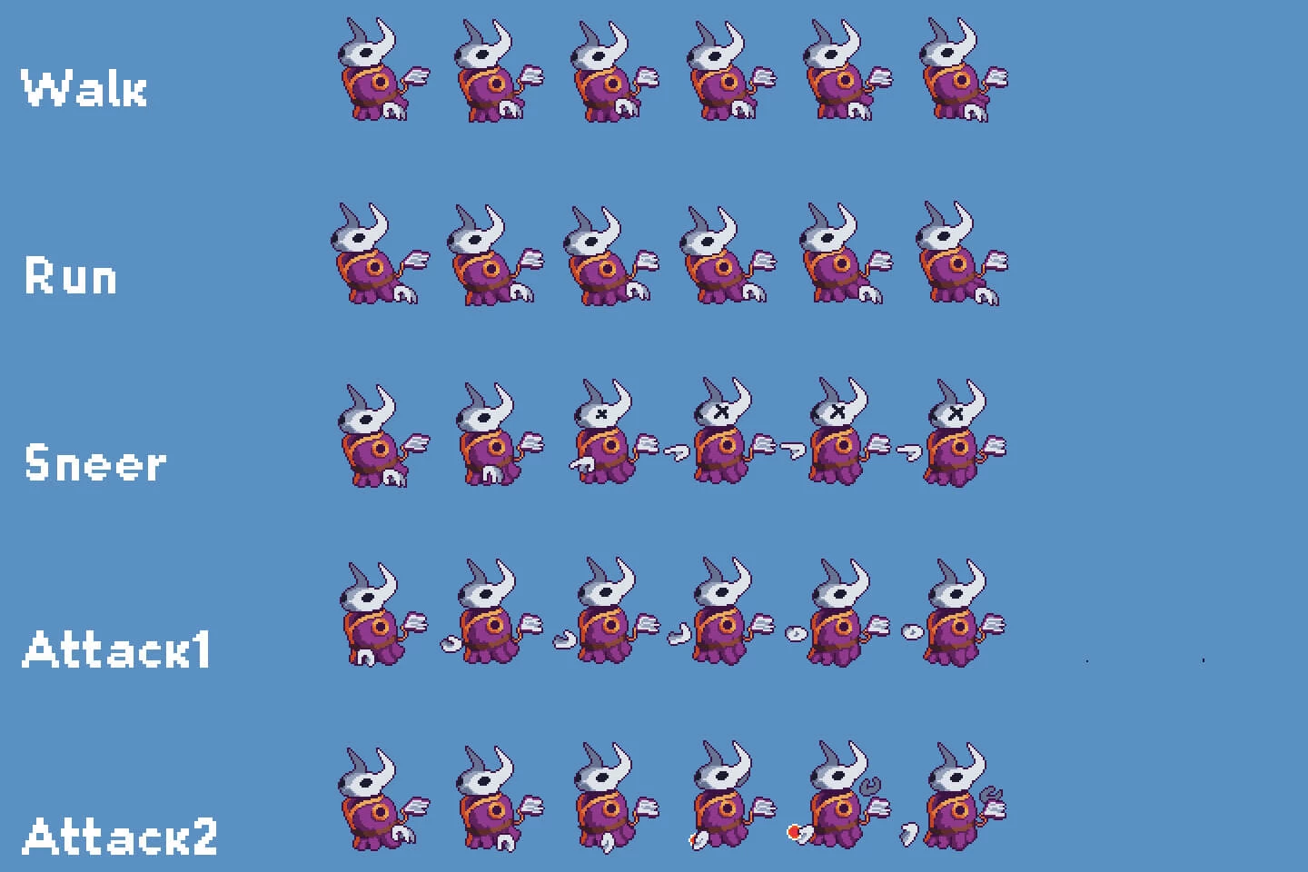 Boss Monsters Pixel Art