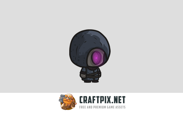 Magician Demon Chibi 2D Sprites