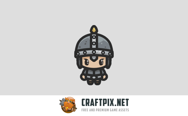 Warrior 4-Direction Character Sprites