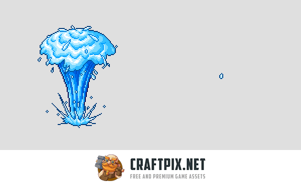 Water Effects Pixel Art Set
