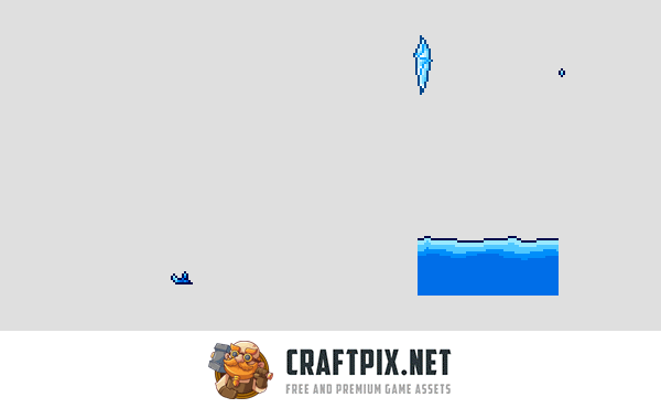 Water Effects Pixel Art Set
