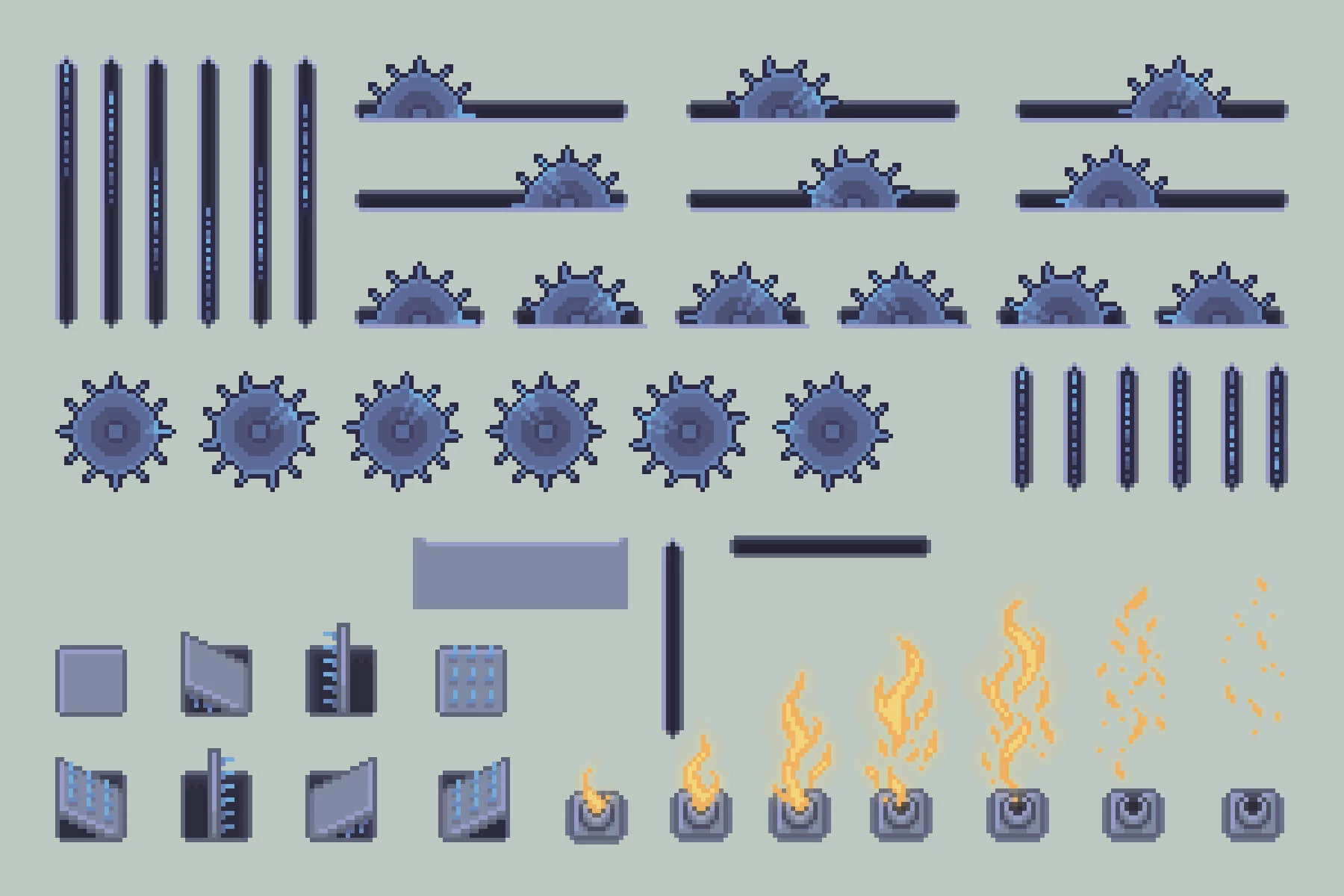 Pixel Art Dungeon Objects Asset Pack
