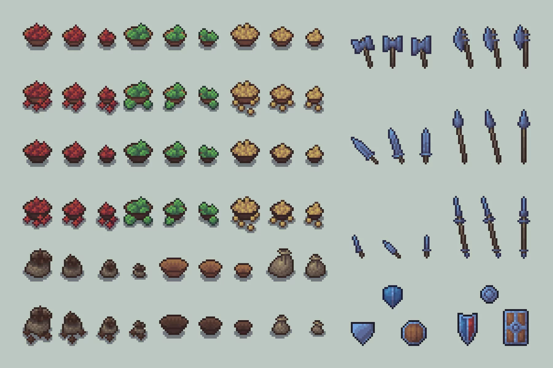 Pixel Art Dungeon Objects Asset Pack