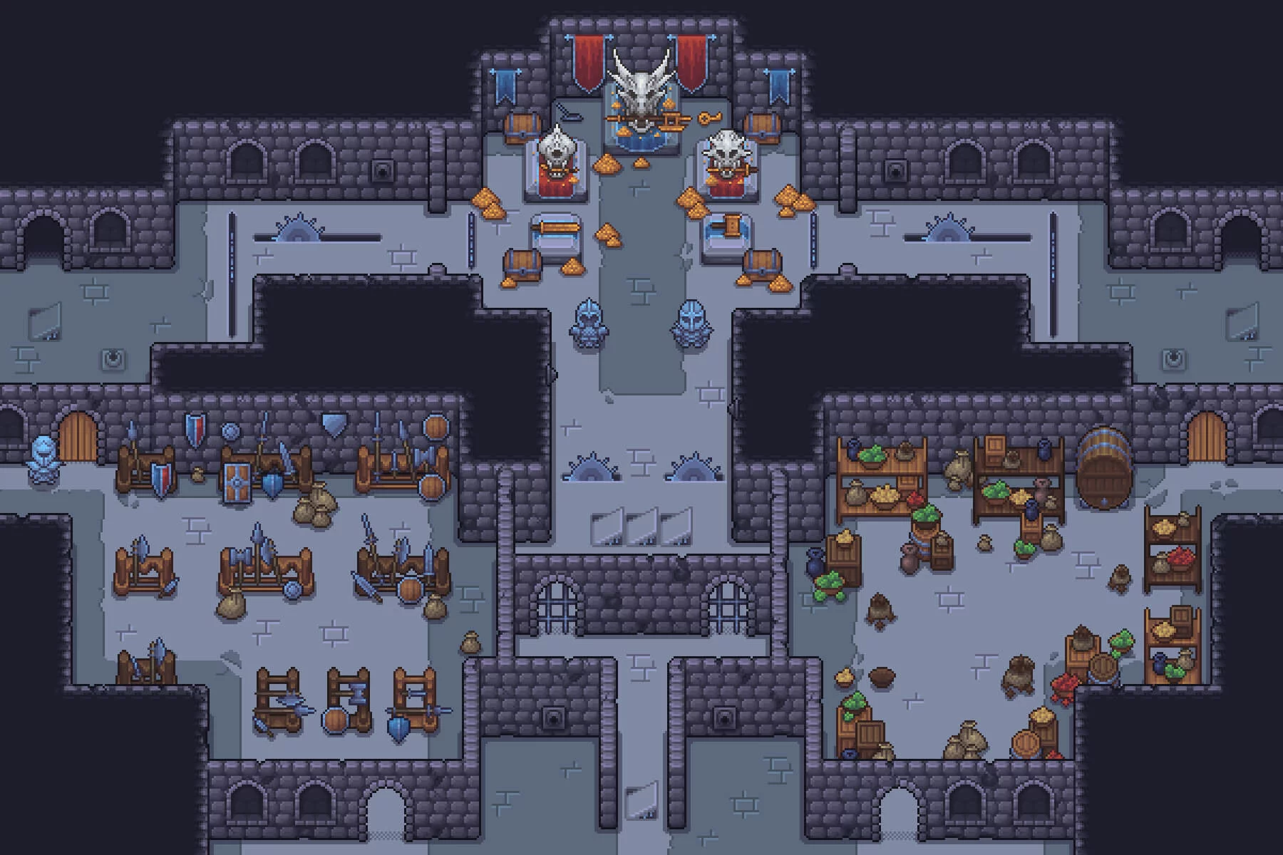 Pixel Art Dungeon Objects Asset Pack