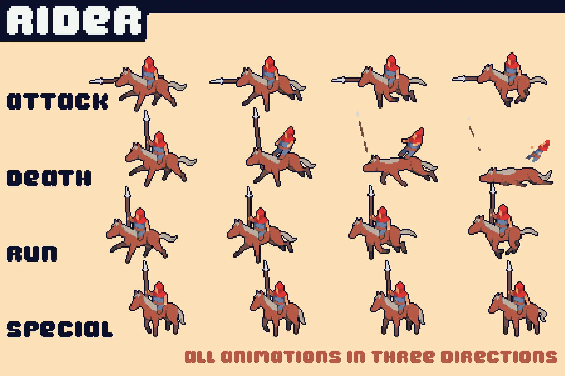 Enemy Pixel Pack for Top-Down Defense