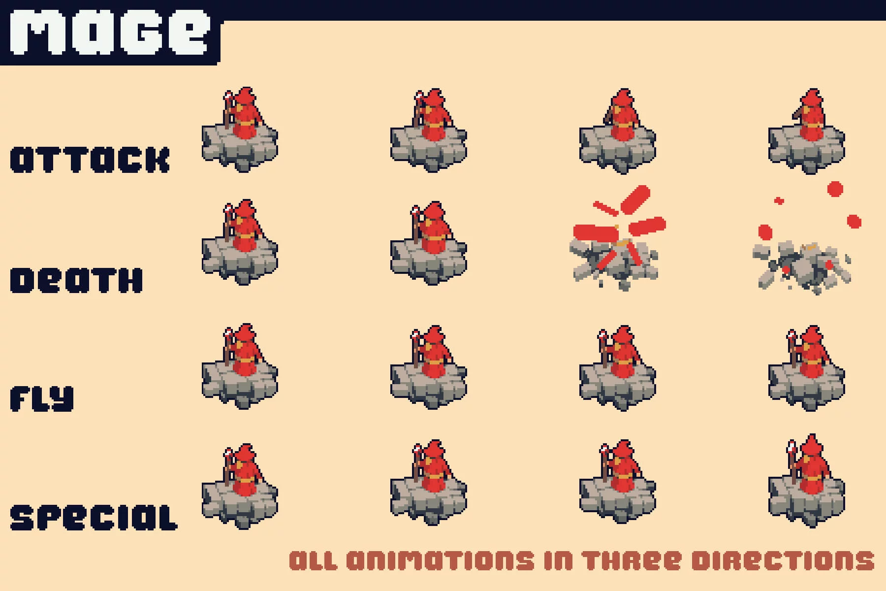 Enemy Pixel Pack for Top-Down Defense