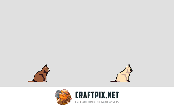 Urban Animals Sprite Sheet Pixel Art Pack