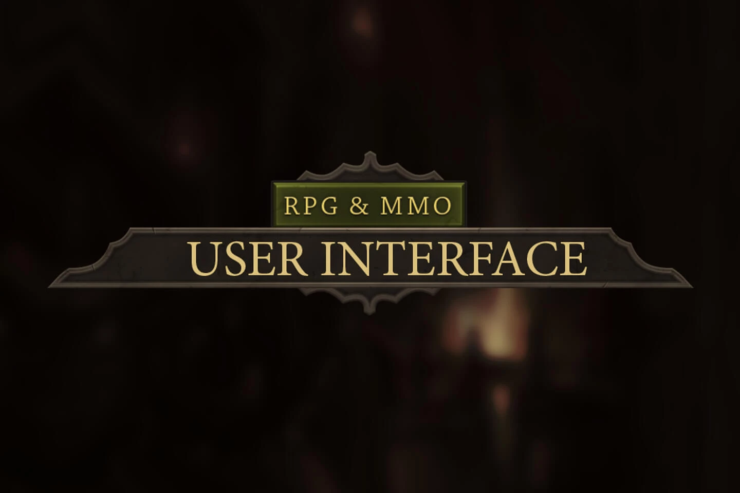 RPG & MMO User Interface