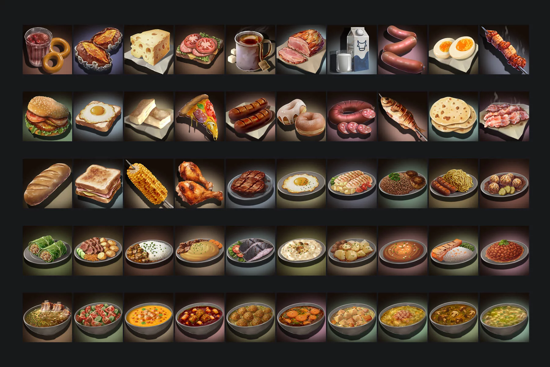 Post-Apocalypse Food 512×512 Icons