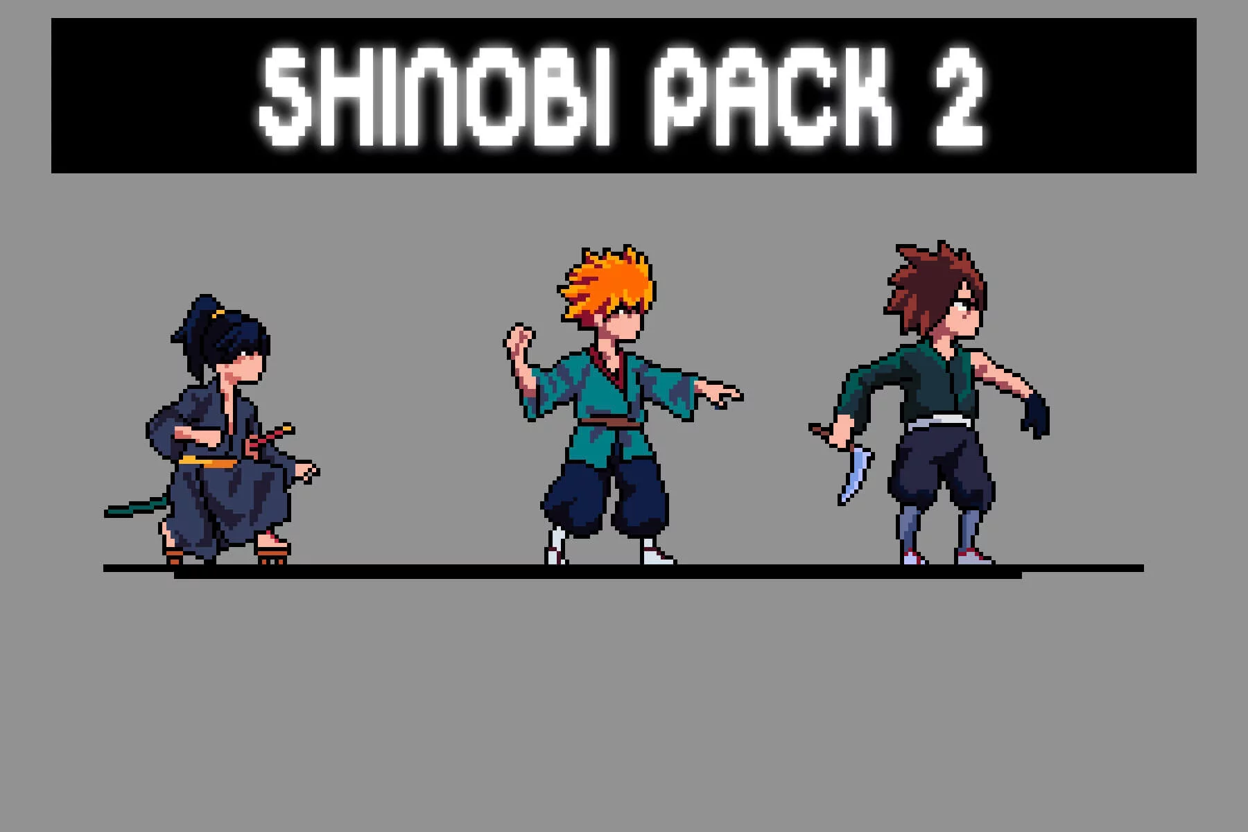 Shinobi Sprites Pixel Art Pack 2