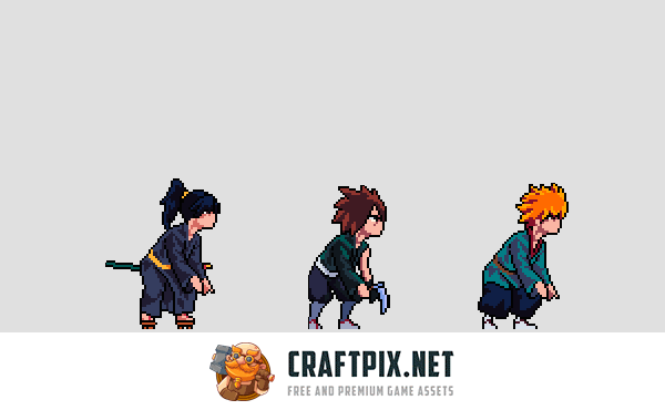 Shinobi Sprites Pixel Art Pack 2