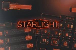 科幻游戏界面素材包：Starlight Mobile UI