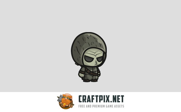 Demon Archer Chibi Game Sprites