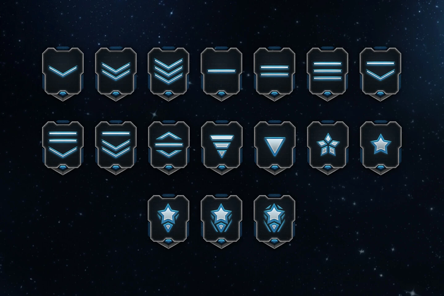 SpaceD Rank Assets Pack