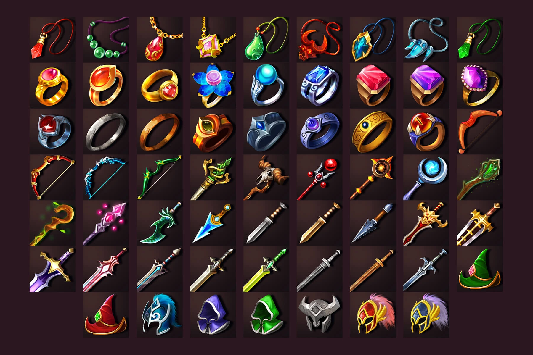 RPG Equipment Icon Pack
