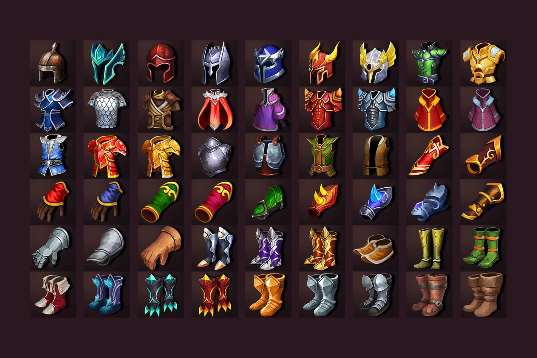 RPG Equipment Icon Pack