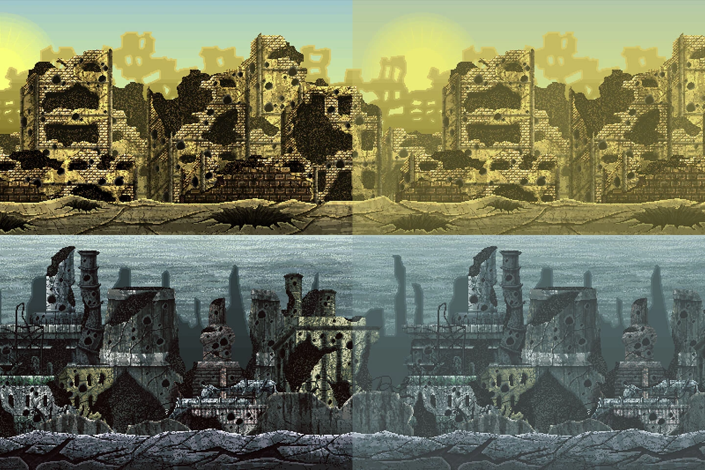 War Pixel Art 2D Backgrounds