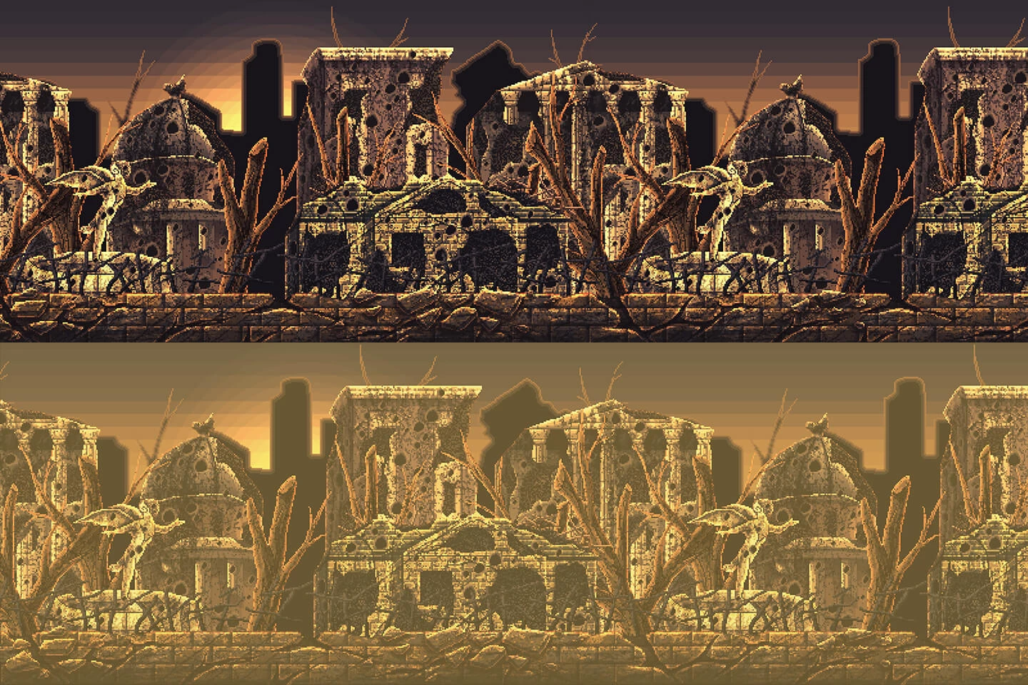 War Pixel Art 2D Backgrounds
