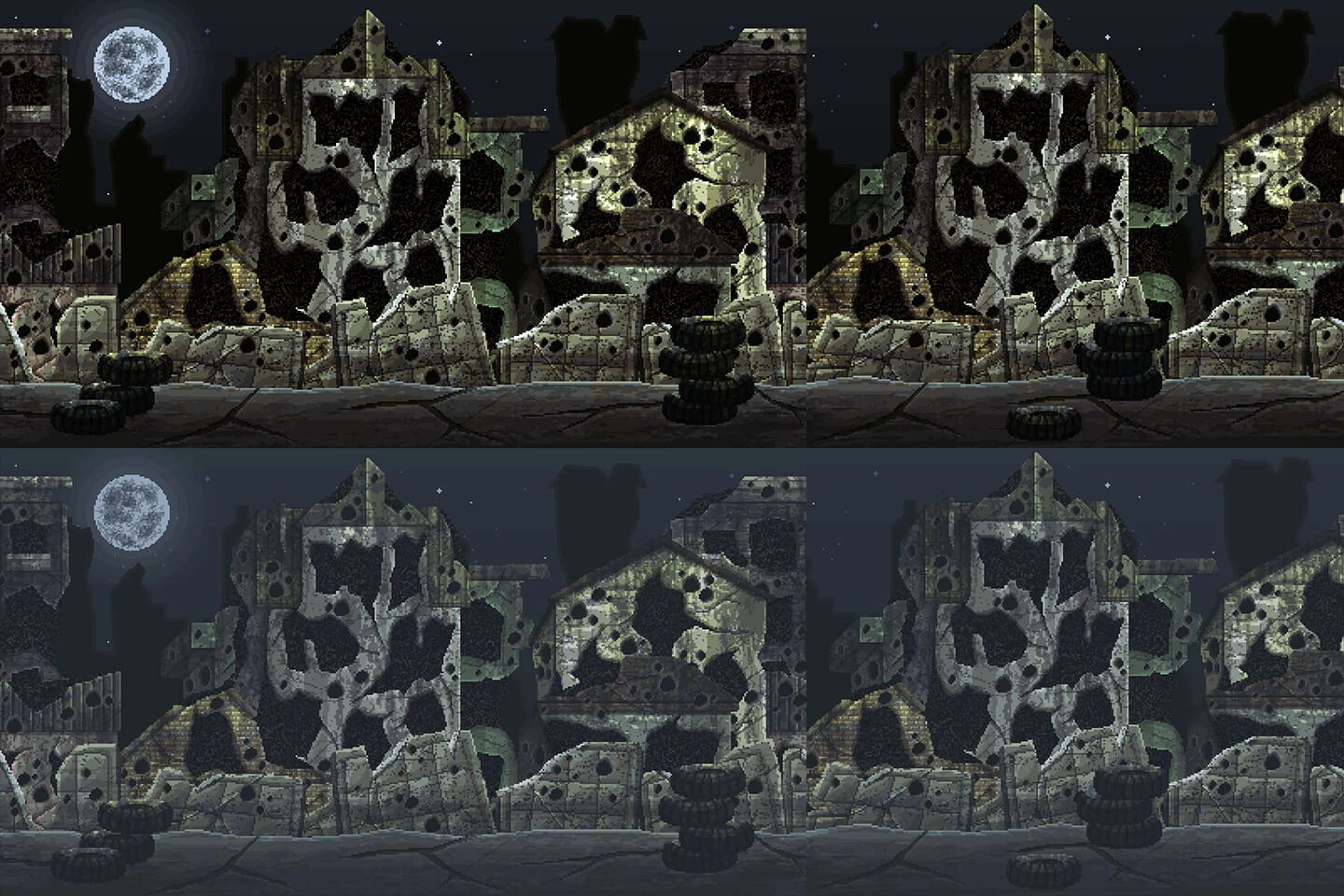 War Pixel Art 2D Backgrounds