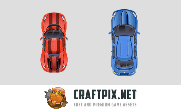 Top Down Racer Car Sprites