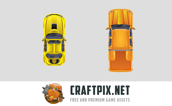 Top Down Racer Car Sprites