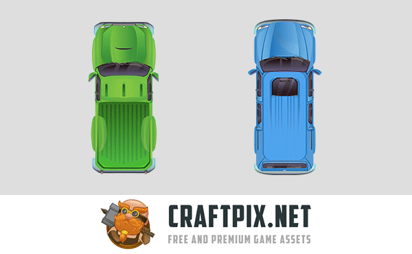 Top Down Racer Car Sprites