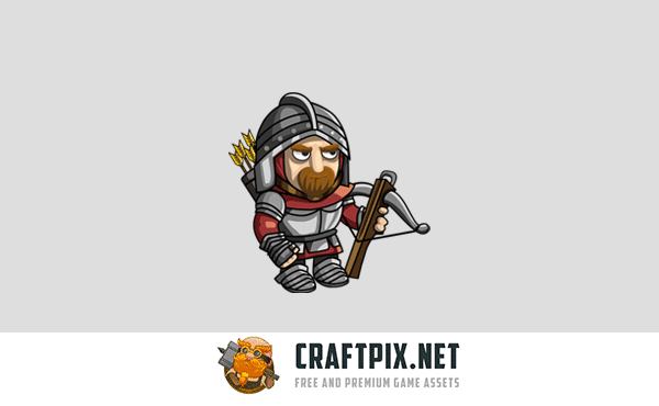 2D Fantasy Archer Character Sprite