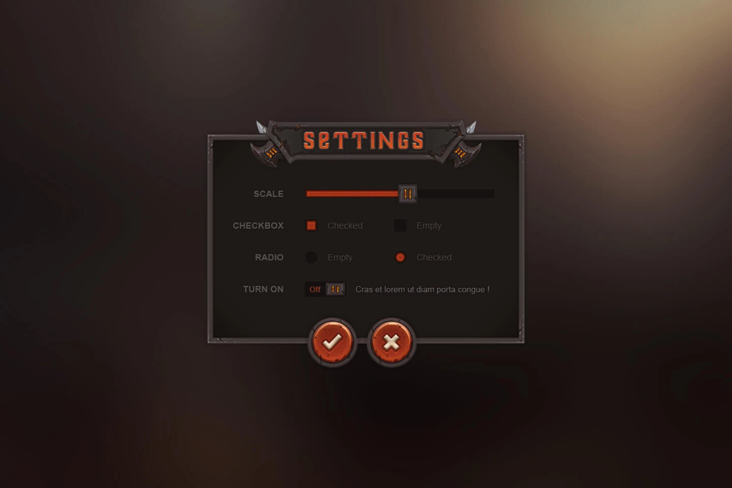 Warforge Mobile UI
